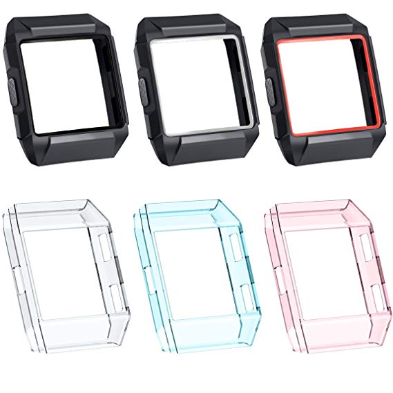 Maledan For Fitbit Ionic Case, Accessory Protective Case Frame Shock Resistant Cover Protector Shell For Fitbit Ionic Smart Watch