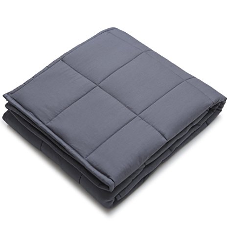 Weighted Blanket by YnM for Kids and Adults Weighted Sensory Blanket for Anxiety, ADHD and Autism(41''x60'')(10 lbs for 90lbs individual)