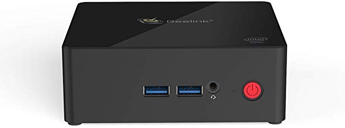 Mini PC Desktop Computer 8GB LPDDR4 128GB SSD Gemini Lake Intel Pentium Silver J5005 Windows 10 Quad Core,Beelink X55 Desktop Minis PC Dual HDMI 4K /BT 4.0/Dual Wi-Fi/Gigabit Ethernet SD/HDD Extension