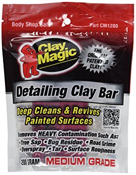 Clay Magic Red Medium Grade Detailing Clay Bar