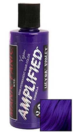 Manic Panic Amplified Hair Color, Ultra Violet, 4 oz