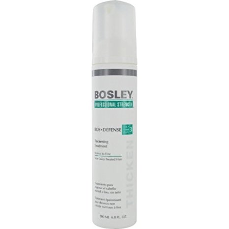 Bosley Bos-Defense Thickening Treatment, Normal To Fine Non Color-Treated Hair, 6.8 Ounce