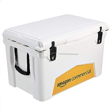 AmazonCommercial Rotomolded Cooler, 60 Quart, White