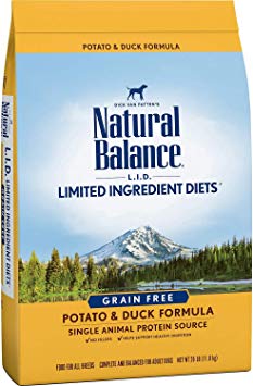Natural Balance Dry Dog Food, Grain-Free Limited Ingredient Diet Duck And Potato Formula, 26 Pound Bag