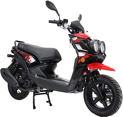 X-PRO Lanai 150 Moped Street Gas Moped 150cc Adult Bike with 12" Aluminum Wheels