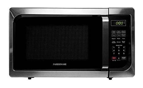 Farberware Classic FMO09AHTBKC 0.9 Cubic Foot 900-Watt Microwave Oven, Stainless Steel