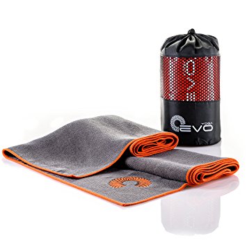 Microfiber Yoga Towel, Non-Slip, Sweat Absorbent, Improves Your Grip, Protects Your Mat