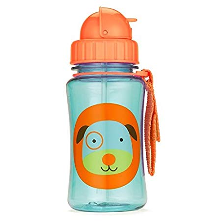 Skip Hop Straw Cup, Toddler Transition Sippy Cup, Dog