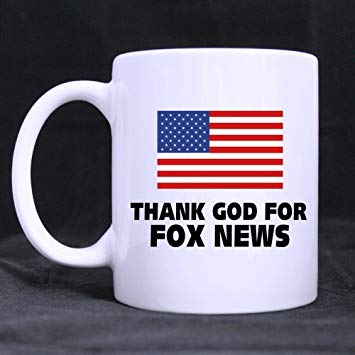 Best Funny Thank God for Fox News mug Theme Coffee Mug or Tea Cup,Ceramic Material Mugs,White - 11oz
