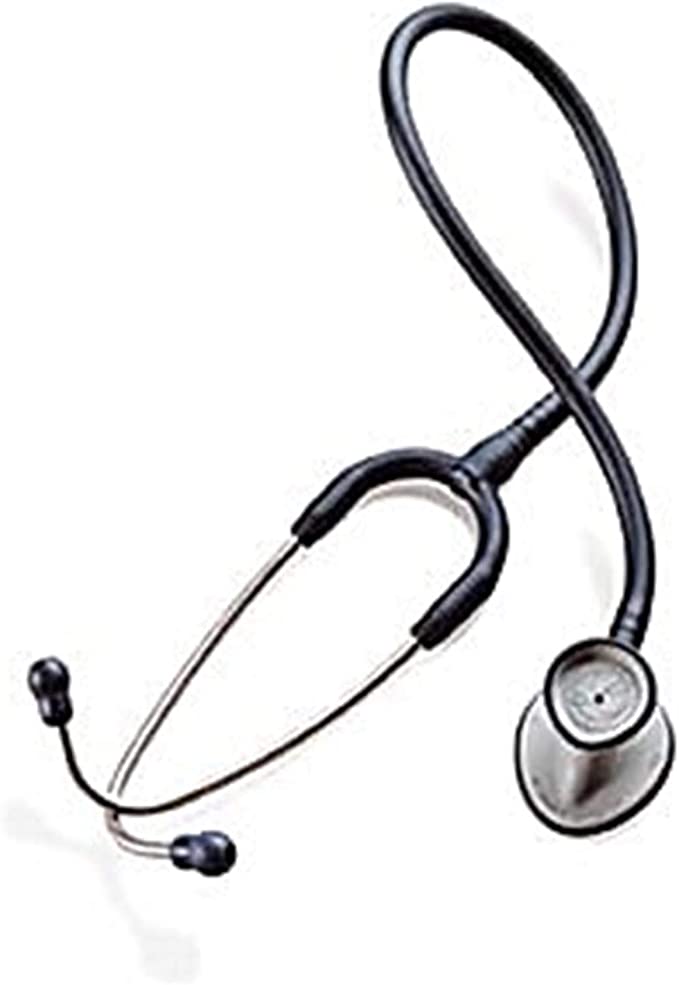 3M Health Care MMM 2450 Littman Lightweight II S.E. Stethoscope, Black Tubing, 28" Length