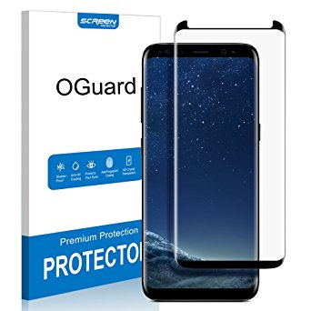 Galaxy S8 Plus Tempered Glass Screen Protector, Oguard 98% Coverage [Easy application] [Case Friendly] Screen Protector fit for Samsung Galaxy S8 Plus
