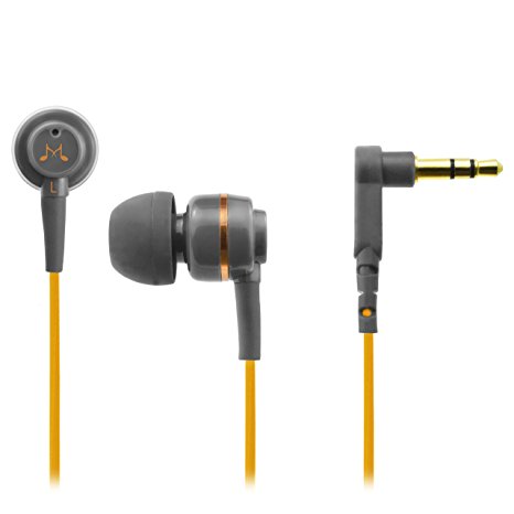 SoundMAGIC ES18 In Ear Sound Isolating Earphones - Grey/Orange