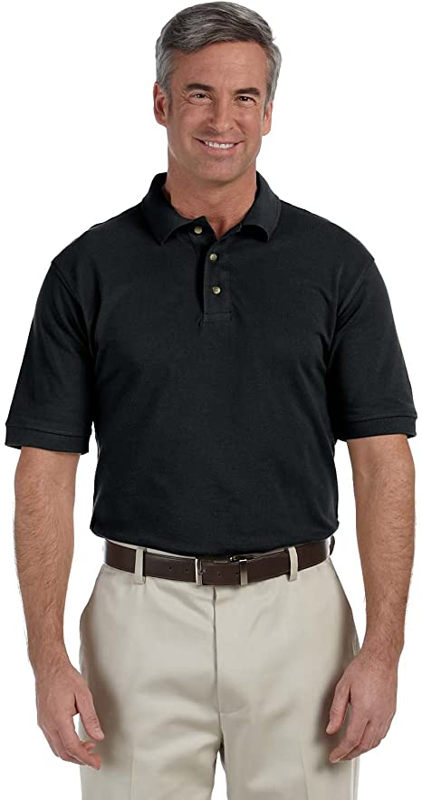 Harriton Tall 6 oz. Ringspun Cotton Pique Short-Sleeve Polo (M200T)