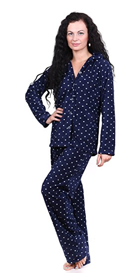 Totally Pink Women's Warm and Cozy Fleece Pajama Set