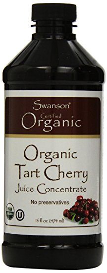 Swanson Organic Tart Cherry Juice Concentrate 16 fl oz (473 ml) Liquid