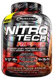 MuscleTech NitroTech Ripped Powder Advanced Whey Protein Peptides and Isolate Plus Weight Loss Formula Chocolate Fudge Brownie 397 lbs 180kg