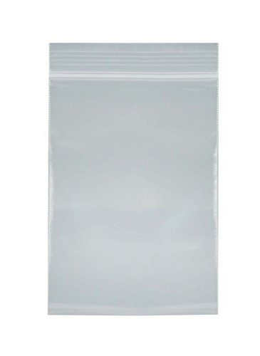 Dazzling Displays 4" x 6", 2 Mil Clear Reclosable Zip Lock Poly Bags (Pack of 1000)
