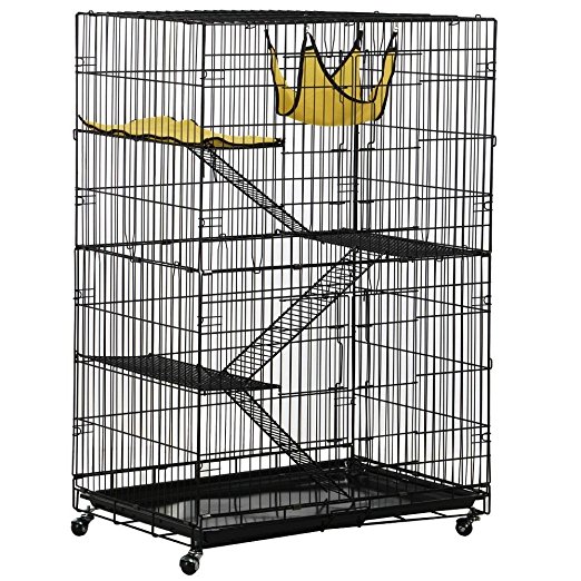 Yaheetech Folding Cat Cage/ Dog Crate