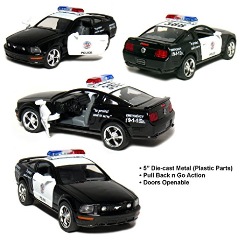 Ford Mustang GT Police 2006 Black & White 1-38 Toywonder