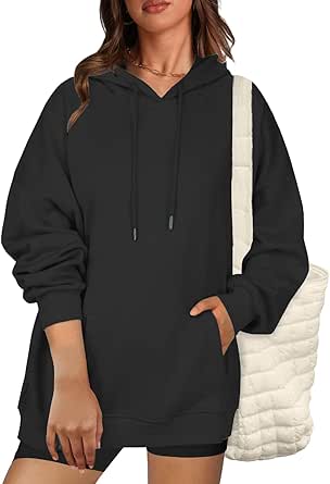 Zeagoo Womens Oversized Hoodies Fleece Sweatshirts Long Sleeve Pullover with Pocket 2024 Fall Winter Outfits Y2k Clothes