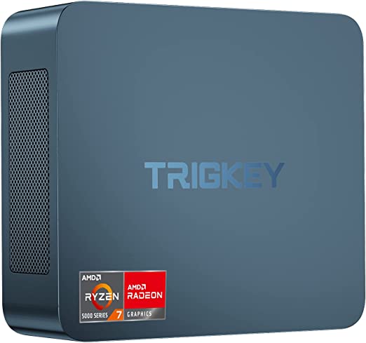 TRIGKEY Ryzen 5 Mini PC 6 Core 12 Thread Mini Computer W11 Desktop PC 5500U（Up to 4.0GHz） 16G DDR4 1TB NVME SSD 15W TPD Micro PC | 6Core 1600MHz HD Graphics | WiFi-6 | BT 5.2 | Type-C | W11