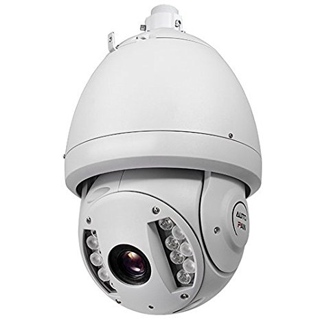 2MP (Megapixel) Outdoor/Indoor PTZ (Pan Tilt Zoom) IP Camera with 300ft IR (Infrared)