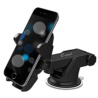 Zofey Car Mount Adjustable Car Phone Holder Universal Long Arm, Windshield for Smartphones - Black