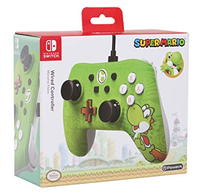 Super Mario Edition Wired Controller for Nintendo Switch - Yoshi