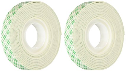 3M Scotch Mounting Tape, .5-Inch by 75-Inch, 2-PACK