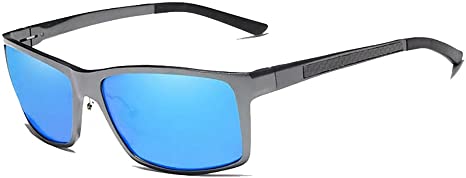 Genuine Kingseven adjustable sunglasses rectangular men polarized UV400 Ultra light Al-Mg