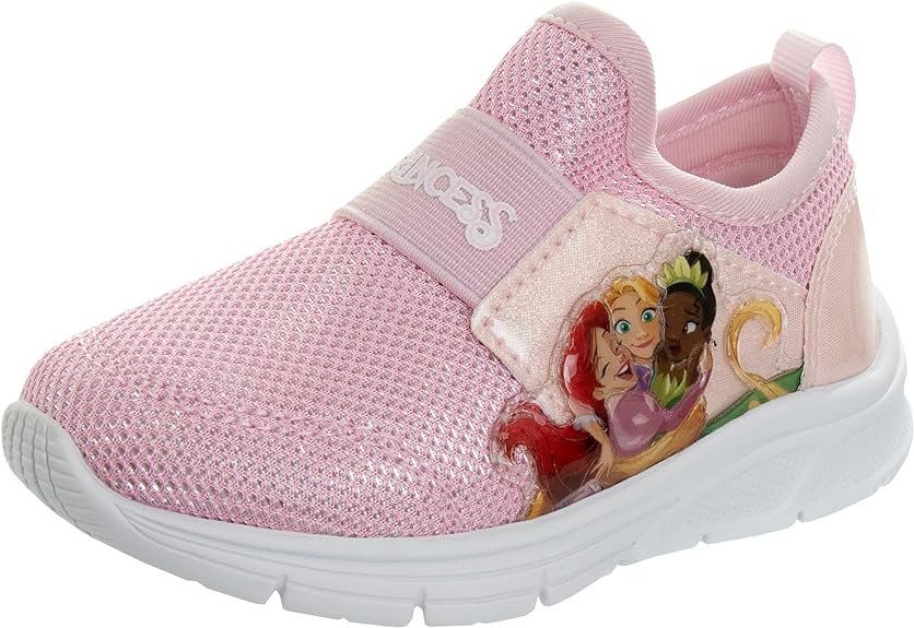 Disney Girls' Encanto Shoes - Mirabel, Luisa, Isabela Laceless Light-Up Sneakers (Toddler/Girl)