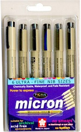 Sakura Pigma Micron Pens