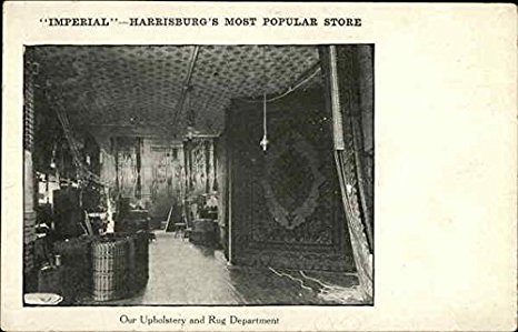 Upholstery and Rug Department Harrisburg, Pennsylvania Original Vintage Postcard