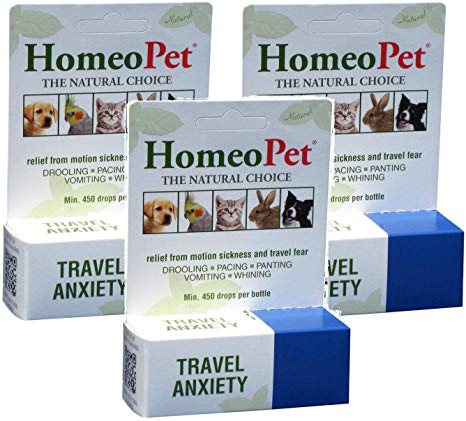 HomeoPet Travel Anxiety Relief Natural Homeopathic Remedy Pets