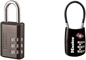 Master Lock TSA Set Your Own Combination Luggage Lock   Master Lock Combination Padlock ‚Äì TSA Approved Travel Locks with Customizable Combinations, Durable Metal Construction