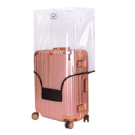 Luggage Cover Clear PVC Suitcase Cover Travel Luggage Protector Case Fit 20-30 Inch Luggage