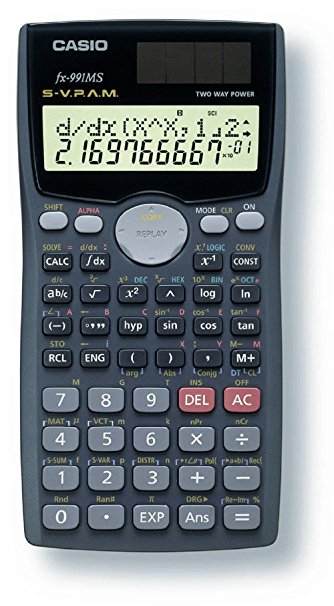 Casio FX-991MS Scientific Calculator ( Gray )