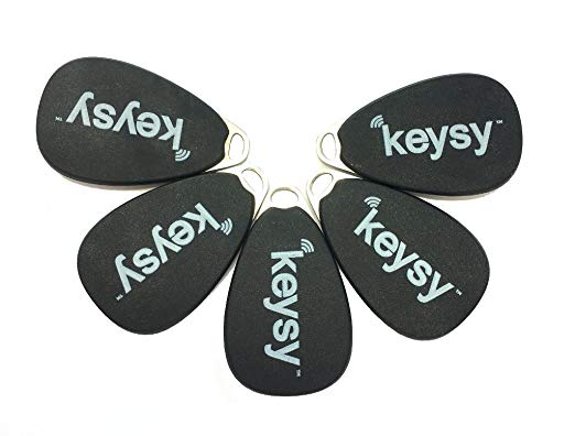 Keysy Rewritable RFID Keyfobs (5-Pack)