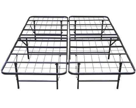 Yaheetech Platform Metal Bed Frame / Mattress Foundation- in Twin, Queen, King (Queen)