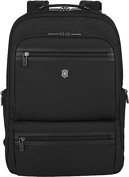 Victorinox Official Genuine Business Backpack, Works Professional Cordura, Deluxe Backpack, Black