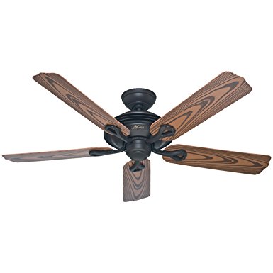 Hunter Fan Company 59126 The Mariner 52-Inch New Bronze Ceiling Fan with Five Medium Oak Blades