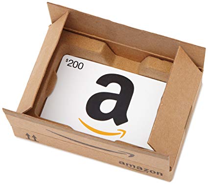 Amazon.com Gift Card in a Mini Amazon Shipping Box (Various Card Designs)