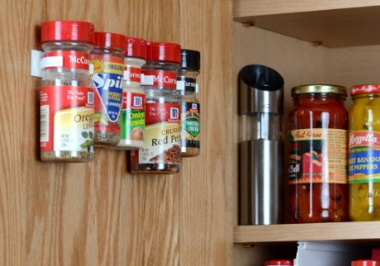 SpiceStor Organizer Rack 20 Cabinet Door Spice Clips