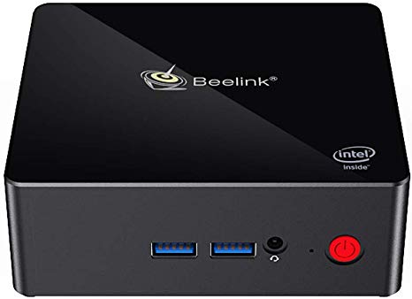 Mini PC,Beelink X45 Intel Celeron J4105 Processor 4M Cache, up to 2.50 GHz，8G RAM 256G SSD, Windows 10 Mini Computer Support 4K 60FPS Play, Gigabit Ethernet, Dual-Band Wi-Fi, Bluetooth 4.0