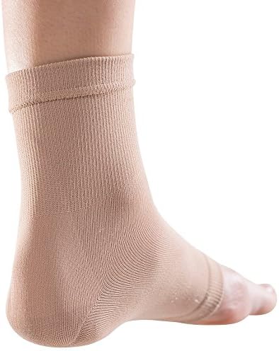 NatraCure Fitted Gel Anti Blister Prevention Compression Sock - 1 Piece (L/XL) - Achilles Heel, Ankle, and Foot Chafe Guard Aid for Shoes, Boots, and Running