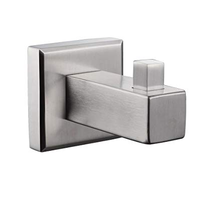 KES Bathroom Wall Mount Single Coat and Robe Hook SUS304 Stainless Steel, Brushed Finish, A21060-2