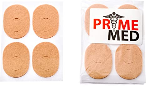 Bunion Pads - 24 Pack of Flesh-Colored Orthopedic Foot Pedi Pads with Adhesive Backing