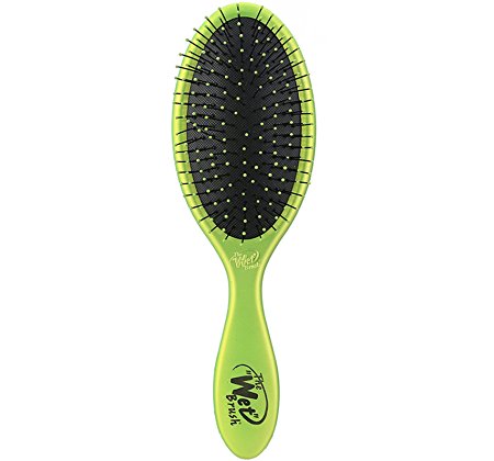 The Wet Hair Brush, Metallic Green, 3.5 Ounce