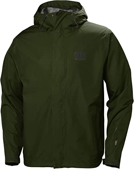 Helly Hansen Men's Seven J Waterproof Windproof Breathable Rain Coat Jacket