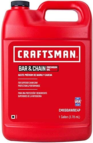 CRAFTSMAN Premium Bar & Chain Oil CMXG0AWBC4P, 1 Gallon, Case of 4